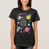 Out Of This World Spaceship Planet Galaxy Christia T-shirt (Voorkant)