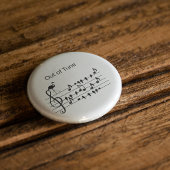 Out of Tune Flamingo aanpasbaar Ronde Button 5,7 Cm