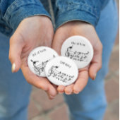 Out of Tune Flamingo aanpasbaar Ronde Button 5,7 Cm