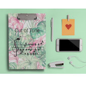 Out of Tune Flamingo bij zangvogels Klembord