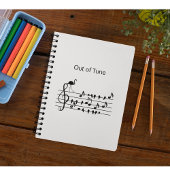 Out of Tune Flamingo bij zangvogels Notitieboek