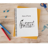 Out of Tune Flamingo bij zangvogels Notitieboek