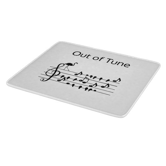 Out of Tune Flamingo bij zangvogels Snijplank (Hoek)