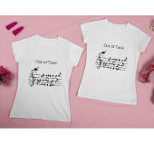 Out of Tune Flamingo bij zangvogels T-shirt