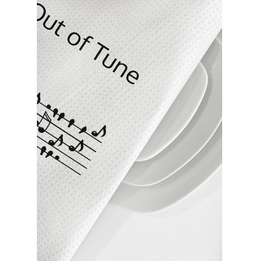 Out of Tune Flamingo bij zangvogels Theedoek