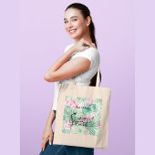 Out of Tune Flamingo bij zangvogels Tote Bag