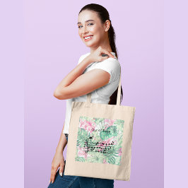 Out of Tune Flamingo bij zangvogels Tote Bag