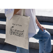 Out of Tune Flamingo bij zangvogels Tote Bag