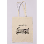 Out of Tune Flamingo bij zangvogels Tote Bag