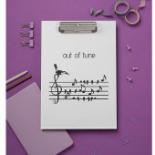 Out of Tune, toekan bij zangvogels Klembord