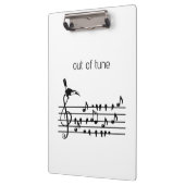 Out of Tune, toekan bij zangvogels Klembord (Links)