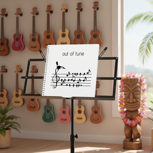 Out of Tune, toekan bij zangvogels Notitieboek