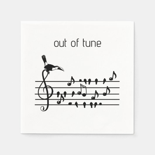 Out of Tune, toekan bij zangvogels Servet (Voorkant)