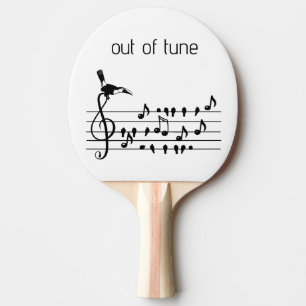 Out of Tune, toekan bij zangvogels Tafeltennisbatje