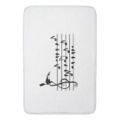 Out of Tune, toucan Badmat (Voorkant Verticaal)