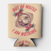 Out of Water I Am Nothing Surfing | Ocean Lovers  Blikjeskoeler (Voorkant)