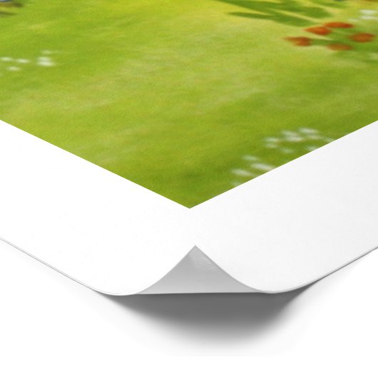 "Out-of-water" Zeemeermin grote afdruk Poster (Hoek)