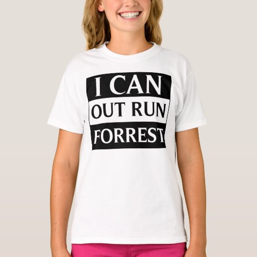 Out-run Forrest T-Shirt (Voorkant)