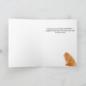 OUT THERE SOMEWHERE Chow memorial Card Kaart (Binnen)