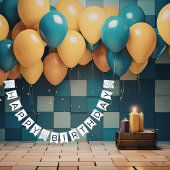 Out to Space Customizable Birthday Vlaggetjes