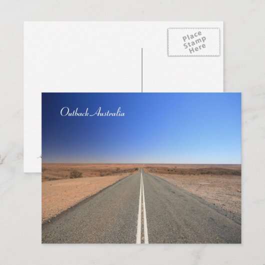 Outback Australia Briefkaart (Voorkant / Achterkant)