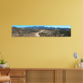 Outback Australië Gorge Landschap Panorama Canvas Afdruk (Insitu (Woonkamer))