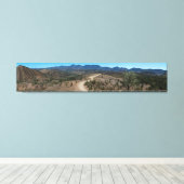 Outback Australië Gorge Landschap Panorama Canvas Afdruk (Insitu (Houten vloer))