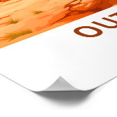 Outback Australië Reisprint Poster (Hoek)