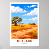 Outback Australië Reisprint Poster (Voorkant)
