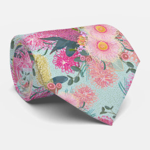 Outback Banksia and Grevillea Eucalyptus Stropdas