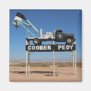 Outback Coober Pedy Gepersonaliseerd Souvenir Magneet