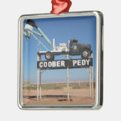 Outback Coober Pedy Gepersonaliseerd Souvenir Metalen Ornament (Links)