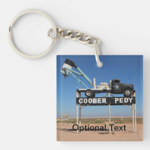 Outback Coober Pedy Gepersonaliseerd Souvenir Sleutelhanger