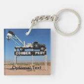 Outback Coober Pedy Gepersonaliseerd Souvenir Sleutelhanger (Achterkant)