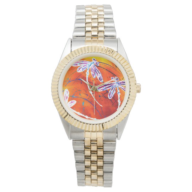 Outback Dragonfly Dance Horloge (Voorkant)