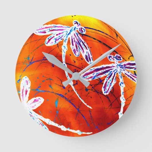 Outback Dragonfly Dance Ronde Klok (Voorkant)