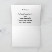 Outback Jongens Vrolijk Kerstfeest Feestdagen Kaart (Binnen)