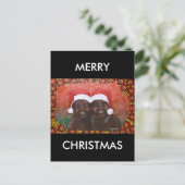 Outback Jongens Vrolijk Kerstfeest Feestdagenkaart (Staand voorkant)