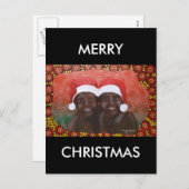 Outback Jongens Vrolijk Kerstfeest Feestdagenkaart (Voorkant / Achterkant)