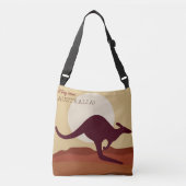Outback kangaroo crossbody tas (Voorkant)