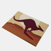 Outback kangaroo deurmat (Schuin)