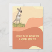 Outback Kangaroo, Hopping Goede Tijd, BOHO Kaart (Voorkant)