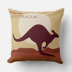 Outback kangaroo kussen