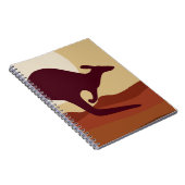 Outback kangaroo notitieboek (Rechterzijde)
