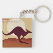 Outback kangaroo sleutelhanger (Achterkant)