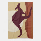 Outback kangaroo theedoek (Verticaal)