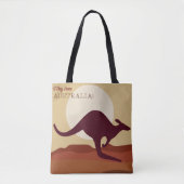 Outback kangaroo tote bag (Voorkant)
