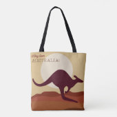 Outback kangaroo tote bag (Achterkant)