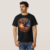Outback Legend Eagle Desert Spirit Embleem T-shirt (Voorkant volledig)