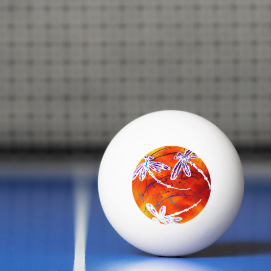 Outback Libelle Dans Pingpongbal (Net)